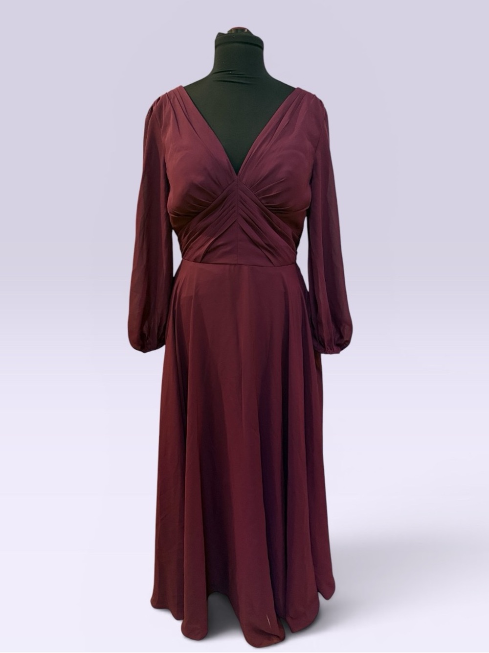 Elegant Plum Formal Dress
